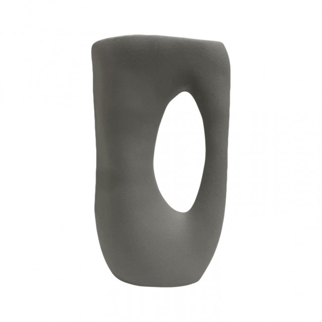 Επιτραπέζιο διακοσμητικό "SEBOR" κεραμικό σε χρώμα γκρι 21.5x8.5x36