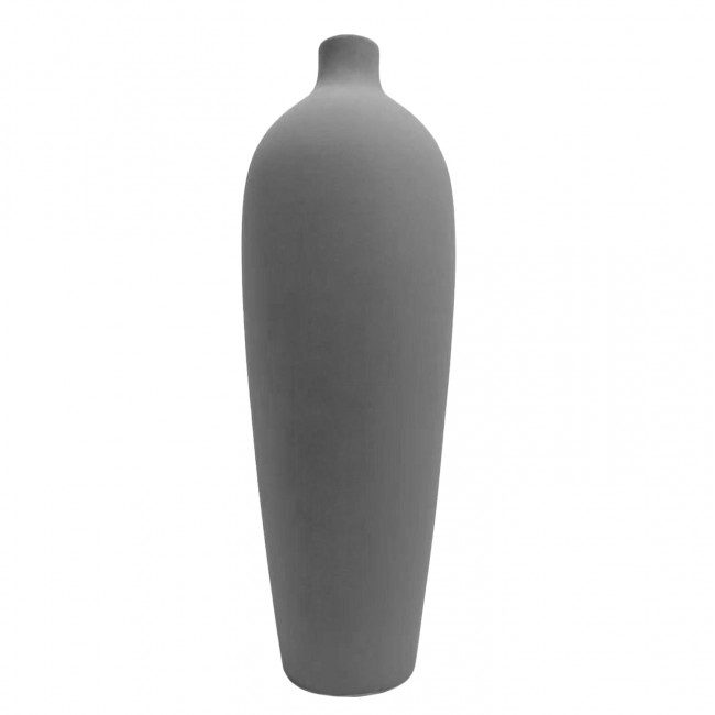 Επιτραπέζιο διακοσμητικό "GALAD" κεραμικό σε χρώμα γκρι Φ24x70