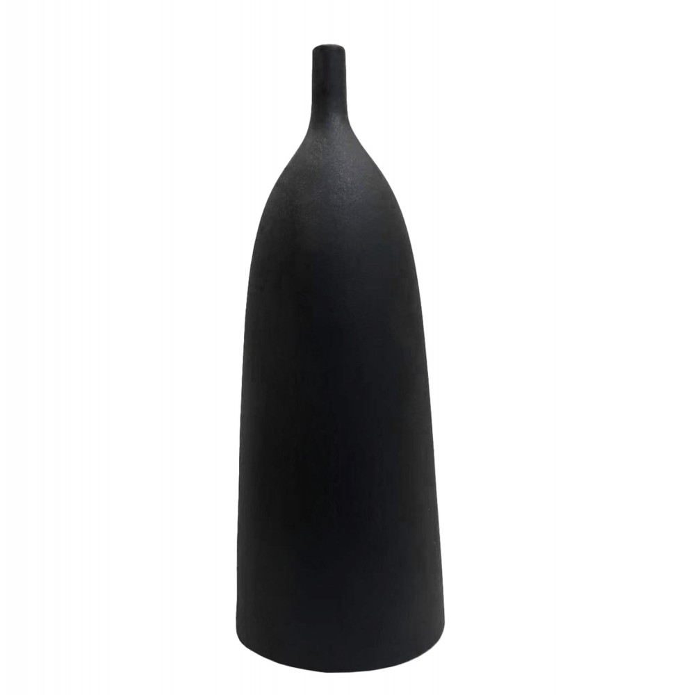 Επιτραπέζιο διακοσμητικό "GALAD" κεραμικό σε χρώμα μαύρο Φ18.5x50.5