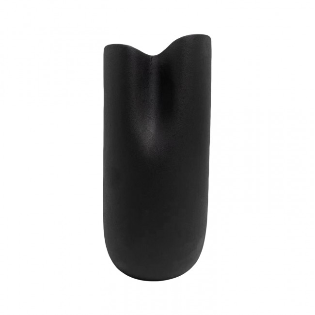 Επιτραπέζιο διακοσμητικό "GLAΖΕ" κεραμικό σε χρώμα μαύρο 17x16.5x38