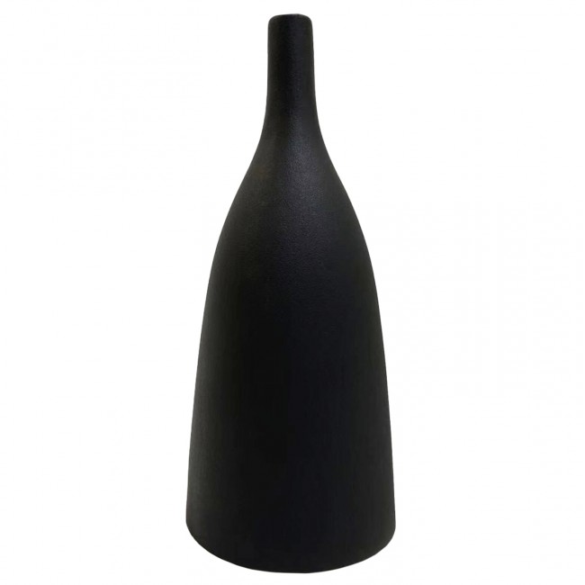 Επιτραπέζιο διακοσμητικό "GALAD" κεραμικό σε χρώμα μαύρο Φ14x33.5