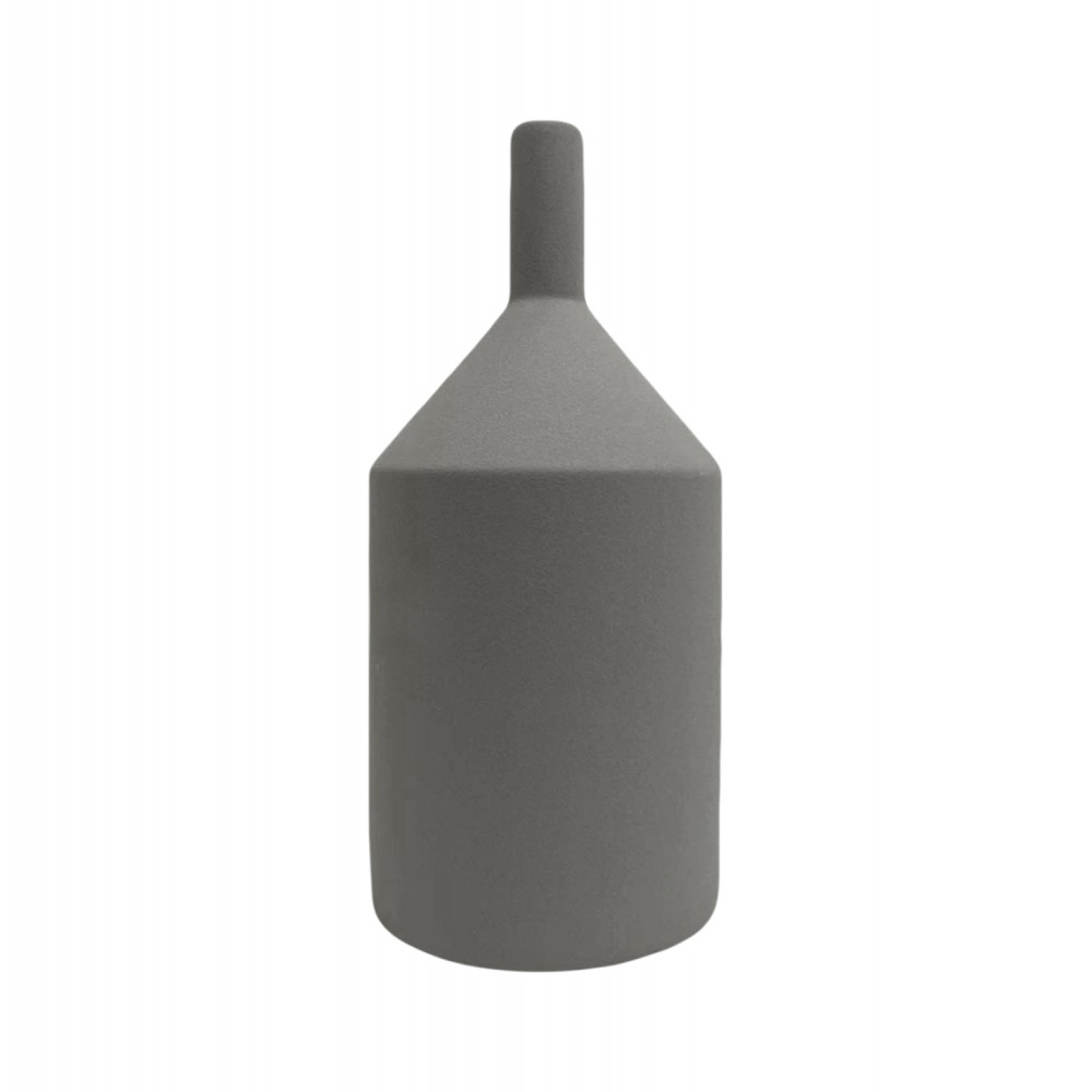 Επιτραπέζιο διακοσμητικό "GALAD" κεραμικό σε χρώμα γκρι Φ13.5x30.5