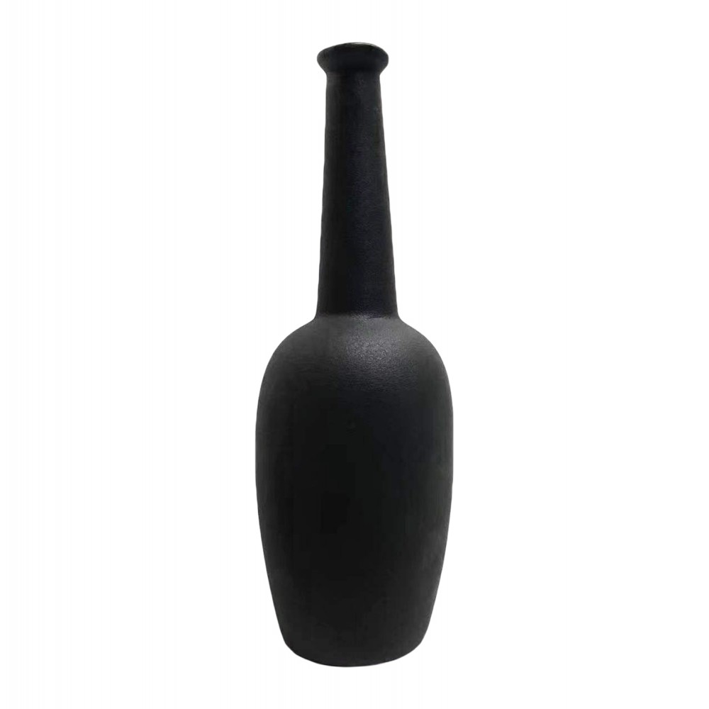 Επιτραπέζιο διακοσμητικό "ETENDIL" κεραμικό σε χρώμα μαύρο Φ10x30.5