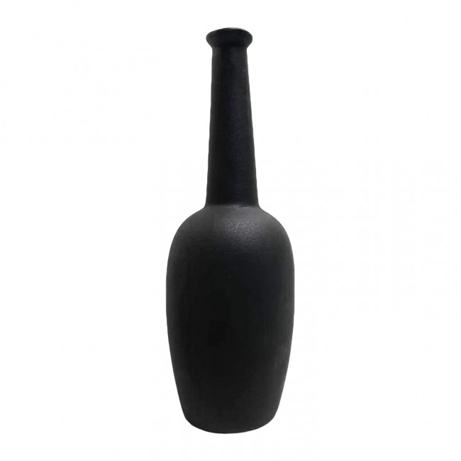 Επιτραπέζιο διακοσμητικό "ETENDIL" κεραμικό σε χρώμα μαύρο Φ10x30.5