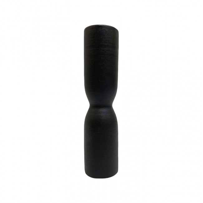 Επιτραπέζιο διακοσμητικό "SCEPTER" κεραμικό σε χρώμα μαύρο Φ7.5x31