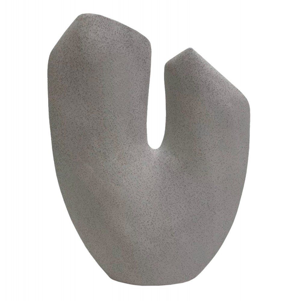 Επιτραπέζιο διακοσμητικό "ARKEN" κεραμικό σε χρώμα υπόλευκο 28x10x36.5