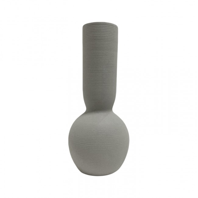 Επιτραπέζιο διακοσμητικό "GALAD" κεραμικό σε χρώμα γκρι Φ11x26