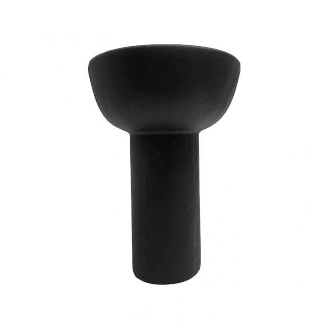 Επιτραπέζιο διακοσμητικό "ELENDIL" κεραμικό σε χρώμα μαύρο Φ23,5x33