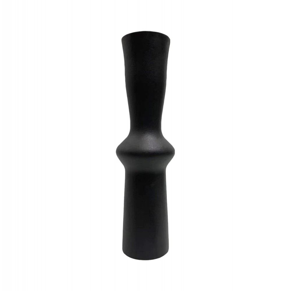 Επιτραπέζιο διακοσμητικό "SCEPTER" κεραμικό σε χρώμα μαύρο Φ14x50