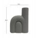 Επιτραπέζιο διακοσμητικό "ARCON" κεραμικό σε χρώμα γκρι 19.5x7x24.5