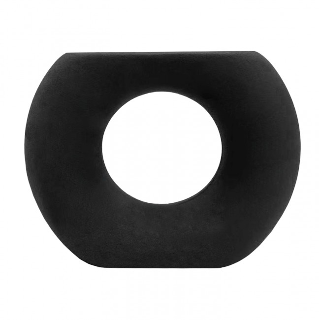 Επιτραπέζιο διακοσμητικό "ELLIPTO" κεραμικό σε χρώμα μαύρο 18x6.5x14