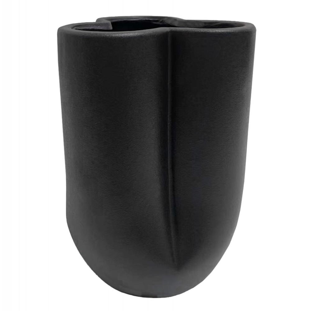 Επιτραπέζιο διακοσμητικό "GLAΖΕ" κεραμικό σε χρώμα μαύρο Φ16x22