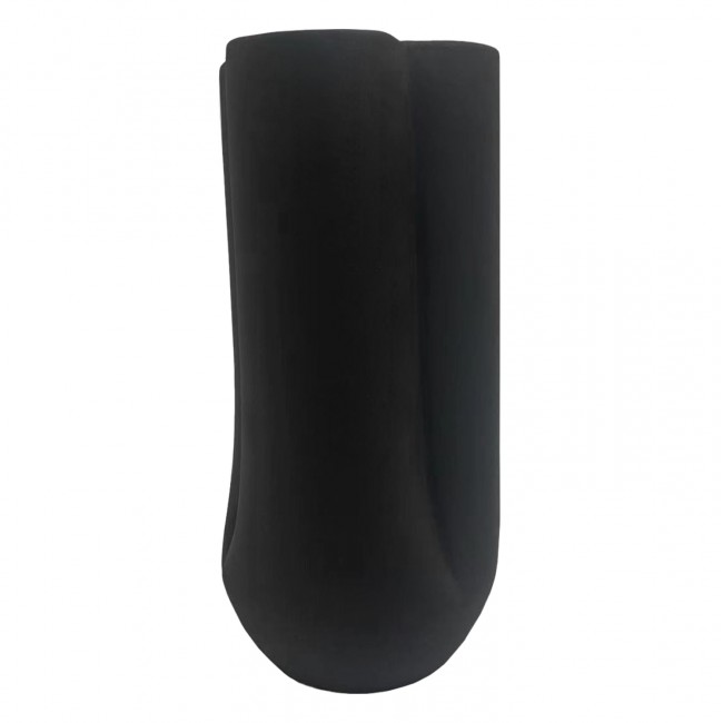 Επιτραπέζιο διακοσμητικό "GLAΖΕ" κεραμικό σε χρώμα μαύρο Φ14x29