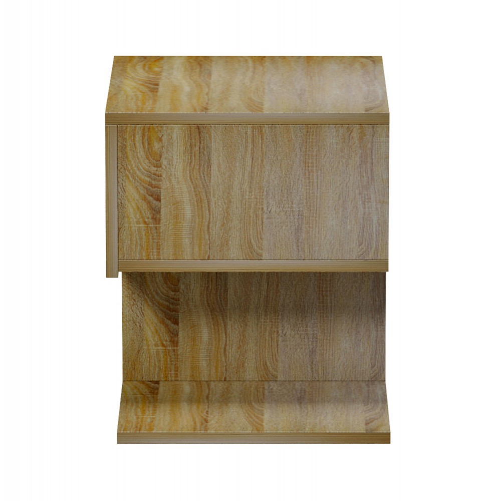 Κομοδίνο "CASPIAN" σε χρώμα σονόμα 46.8x33x36.8