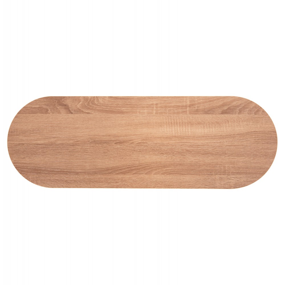 Κρεμάστρα εισόδου "STOR" με κλειστό ράφι σε χρώμα σονόμα 84x15.5x28.5