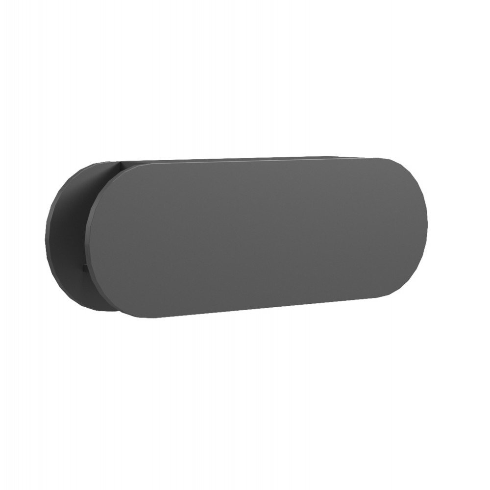 Κρεμάστρα εισόδου "STOR" με κλειστό ράφι σε χρώμα σκούρο γκρι 84x15.5x28.5