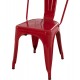 Καρέκλα "MELITA-PRO" από μέταλλο σε χρώμα κόκκινο 44x47x84.5