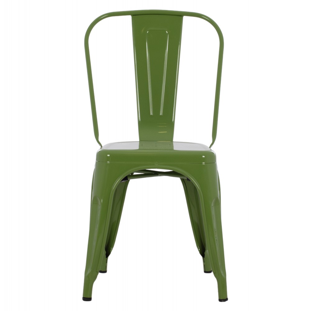 Καρέκλα "MELITA-PRO" από μέταλλο σε χρώμα πράσινο 44x47x84.5