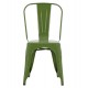 Καρέκλα "MELITA-PRO" από μέταλλο σε χρώμα πράσινο 44x47x84.5