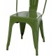 Καρέκλα "MELITA-PRO" από μέταλλο σε χρώμα πράσινο 44x47x84.5