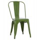 Καρέκλα "MELITA-PRO" από μέταλλο σε χρώμα πράσινο 44x47x84.5