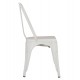 Καρέκλα "MELITA-PRO" από μέταλλο σε χρώμα λευκό ματ 44x47x84.5