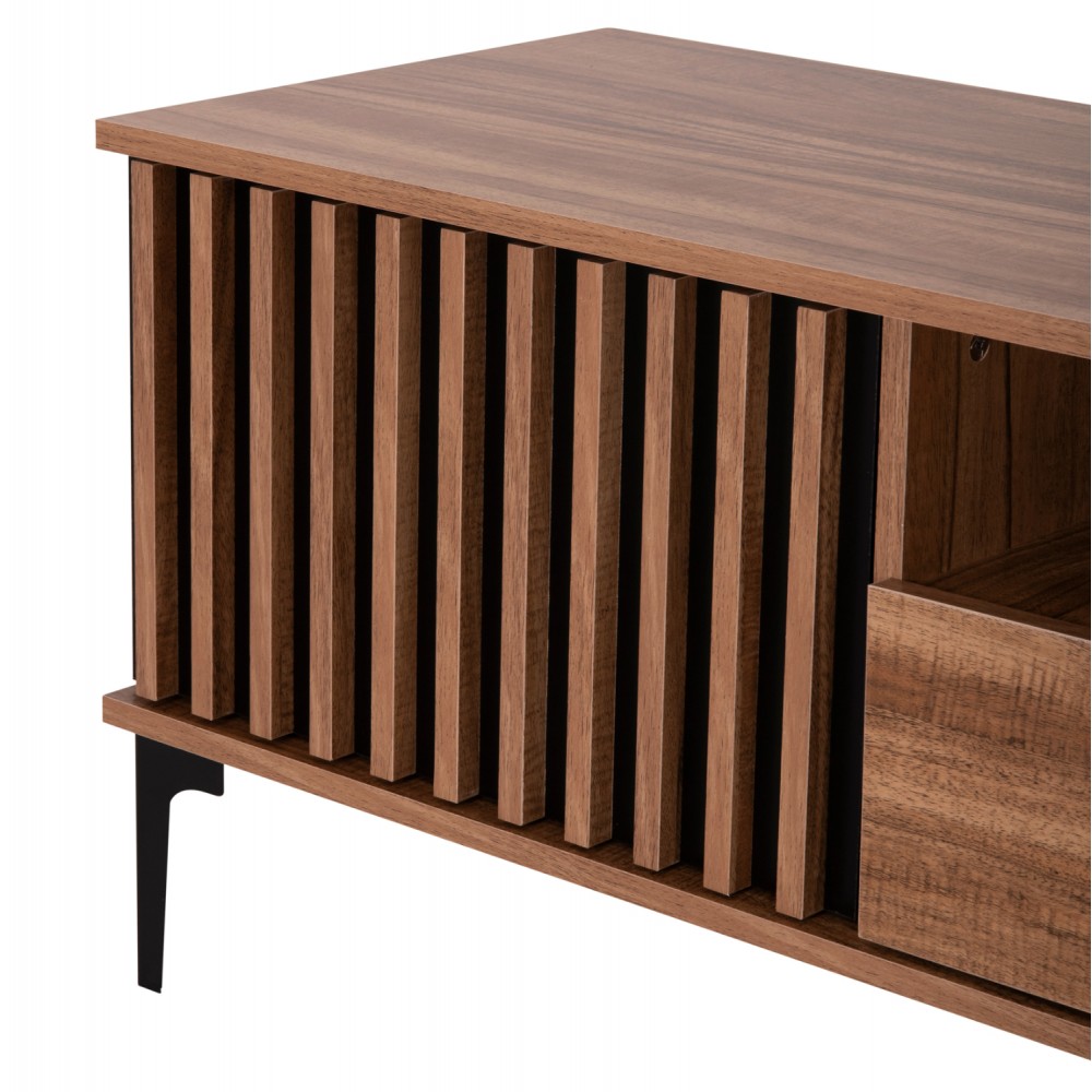 Σύνθεση σαλονιού "HARRY" 4τμχ σε χρώμα φυσικό/μαύρο