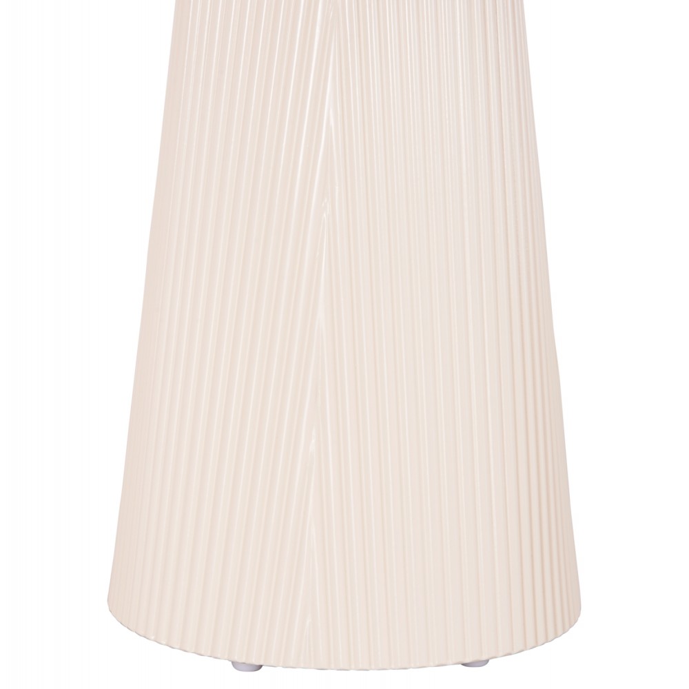 Σετ τραπέζια σαλονιού "DUNCAN" από mdf/κεραμικό σε χρώμα κρεμ/φυσικό Φ80&Φ45