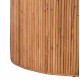 Τραπέζι "GATSBY" από rattan σε χρώμα φυσικό Φ120x76