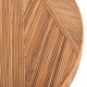 Τραπέζι "GATSBY" από rattan σε χρώμα φυσικό Φ120x76