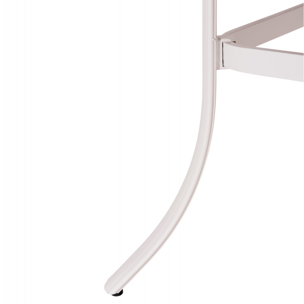 Τραπέζι εξωτερικού χώρου "TELAMO" από αλουμίνιο/polywood σε χρώμα λευκό/φυσικό 160x90x73.5