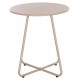 Βοηθητικό τραπέζι "SAMMON" από μέταλλο σε χρώμα καπουτσίνο Φ45x50
