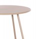 Βοηθητικό τραπέζι "SAMMON" από μέταλλο σε χρώμα καπουτσίνο Φ45x50