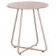 Βοηθητικό τραπέζι "SAMMON" από μέταλλο σε χρώμα καπουτσίνο Φ45x50