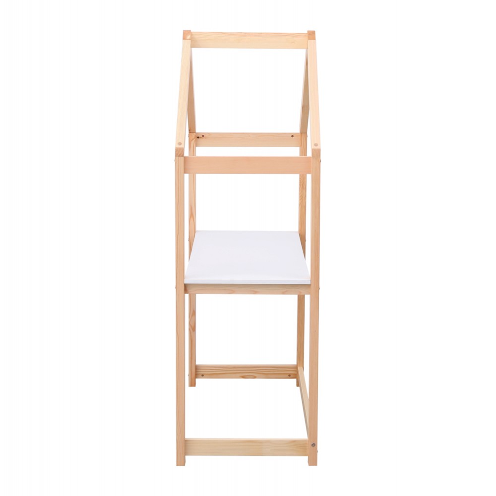 Γραφείο παιδικό "PEPE" από ξύλο σε χρώμα φυσικό/λευκό 120x44x152