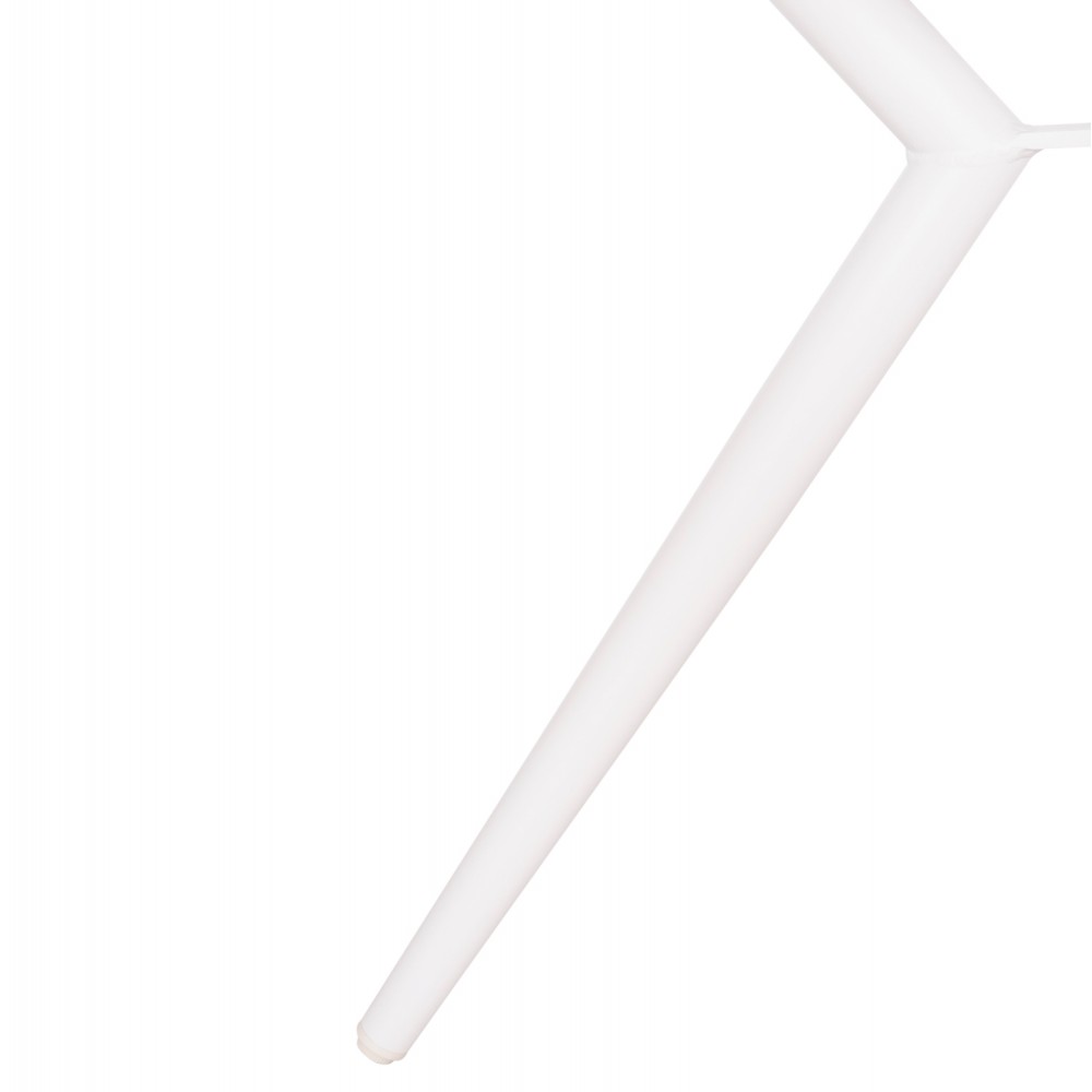 Τραπέζι εξωτερικού χώρου "HIGER" από αλουμίνιο σε χρώμα λευκό Φ126x74