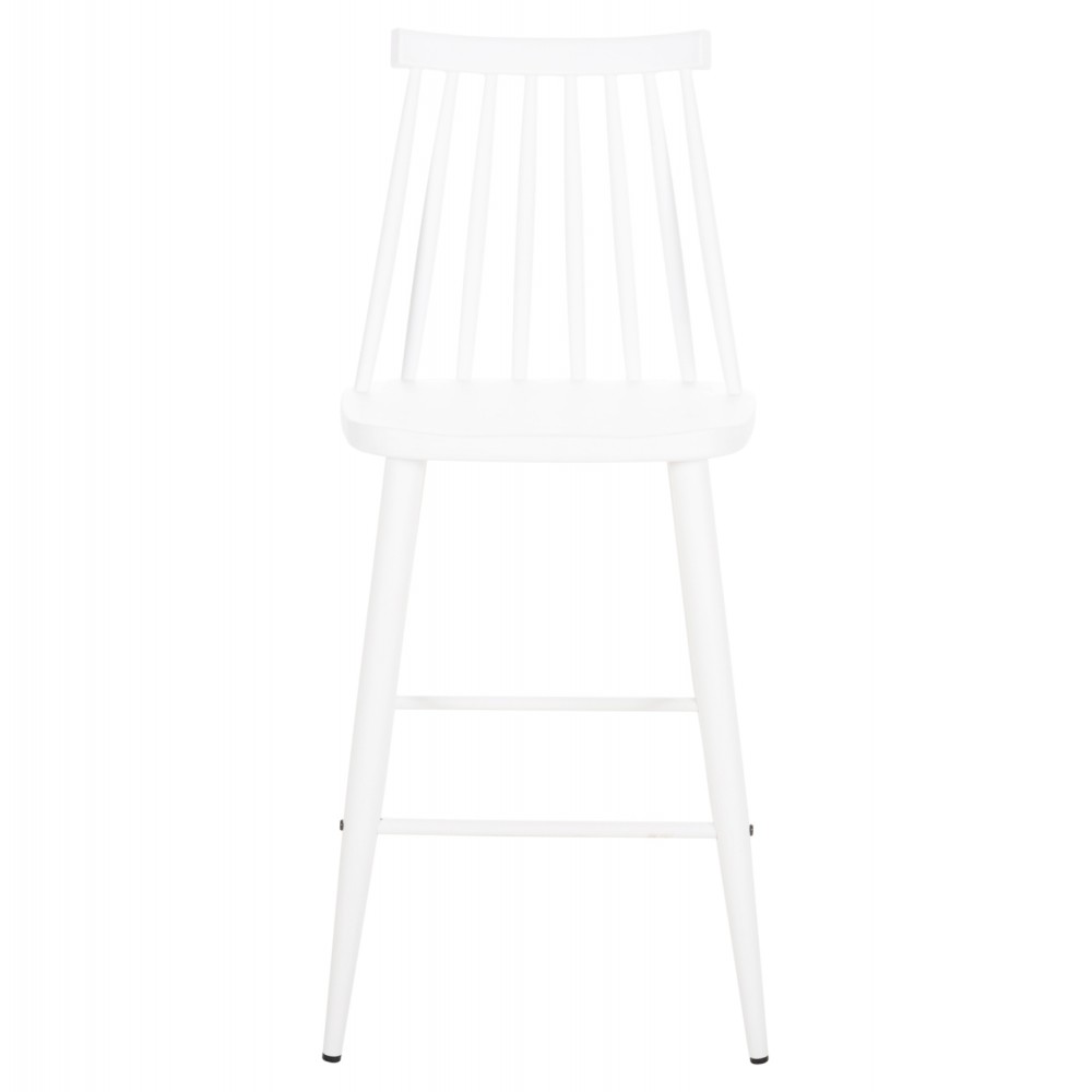 Σκαμπό μπαρ "VANESSA" από pp/μέταλλο σε χρώμα λευκό 45.5x46x97