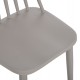 Καρέκλα "VANESSA" από pp/μέταλλο σε χρώμα γκρι 42.5x44x81