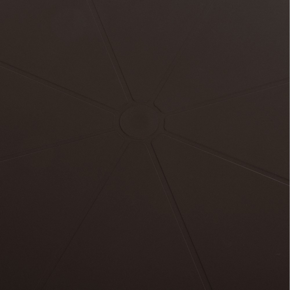 Τραπέζι εξωτερικού χώρου "TERRIN" στρογγυλό από pp σε χρώμα καφέ Φ60x75