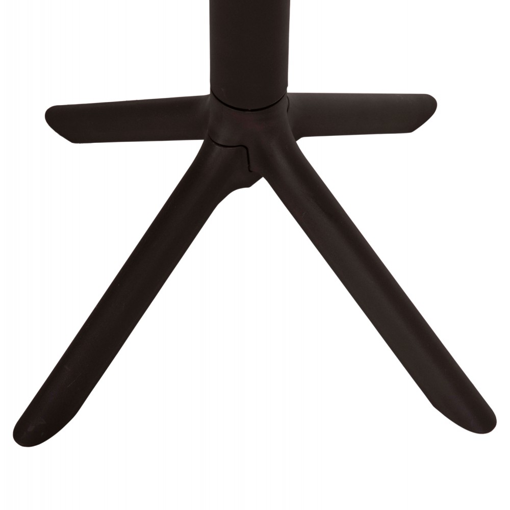 Τραπέζι εξωτερικού χώρου "TERRIN" στρογγυλό από pp σε χρώμα καφέ Φ60x75