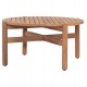 Τραπέζι εξωτερικού χώρου "SANJI" από ξύλο σε χρώμα φυσικό Φ86x41.5
