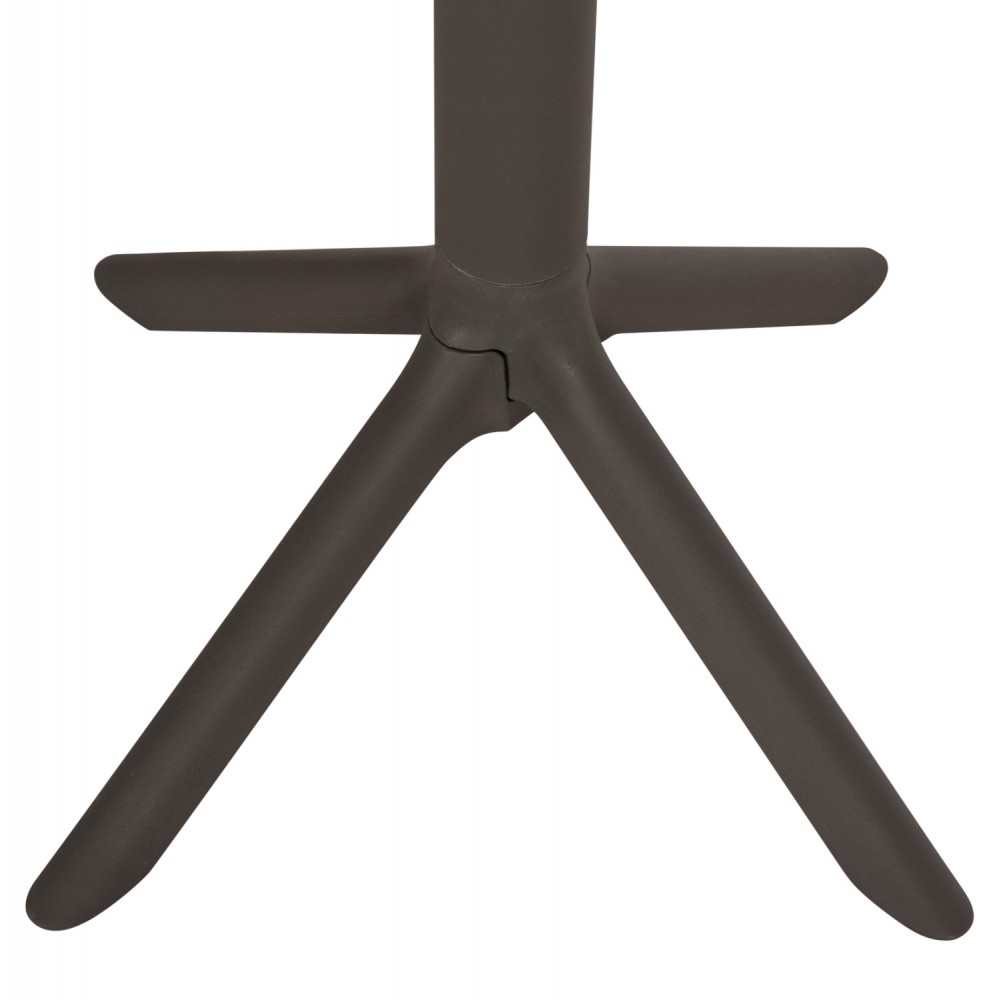 Τραπέζι μπαρ "TERRIN" στρογγυλό από pp σε χρώμα λαδί Φ60x106