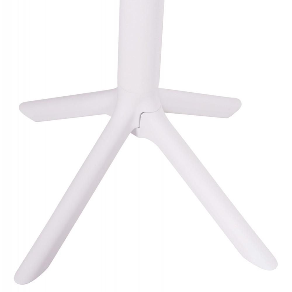 Τραπέζι μπαρ "TERRIN" στρογγυλό από pp σε χρώμα λευκό Φ60x106