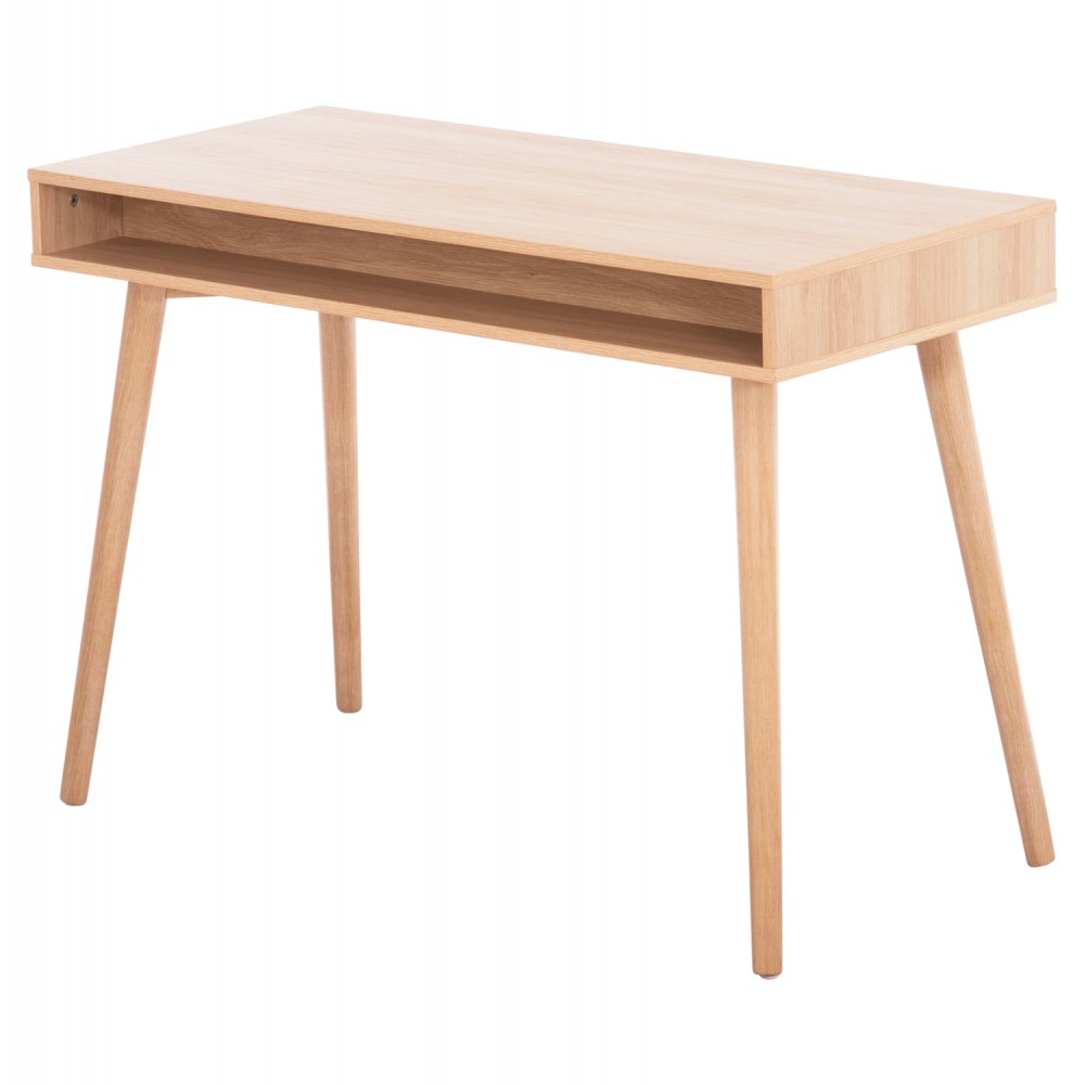 Γραφείο εργασίας "GAET" σε χρώμα σονόμα/γκρι/λευκό/μπεζ 110x50x76.5