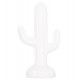 Διακοσμητικός κάκτος δαπέδου "CACTUS" από γύψο σε χρώμα λευκό 42x30x74