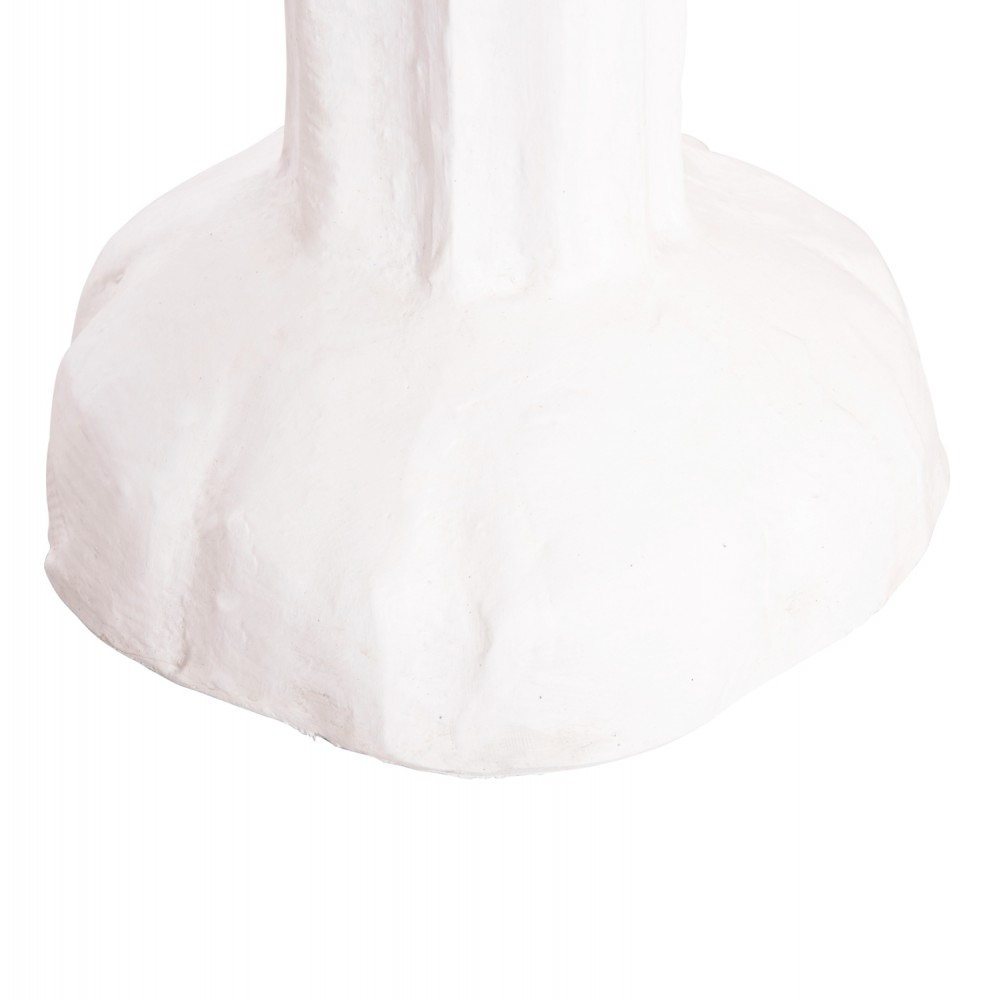 Διακοσμητικός κάκτος δαπέδου "CACTUS" από γύψο σε χρώμα λευκό 42x30x74