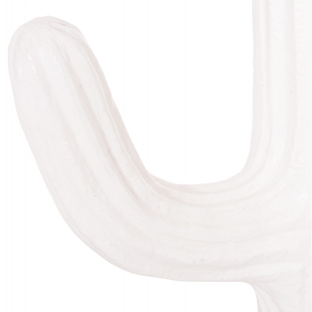 Διακοσμητικός κάκτος δαπέδου "CACTUS" από γύψο σε χρώμα λευκό 54x34x103