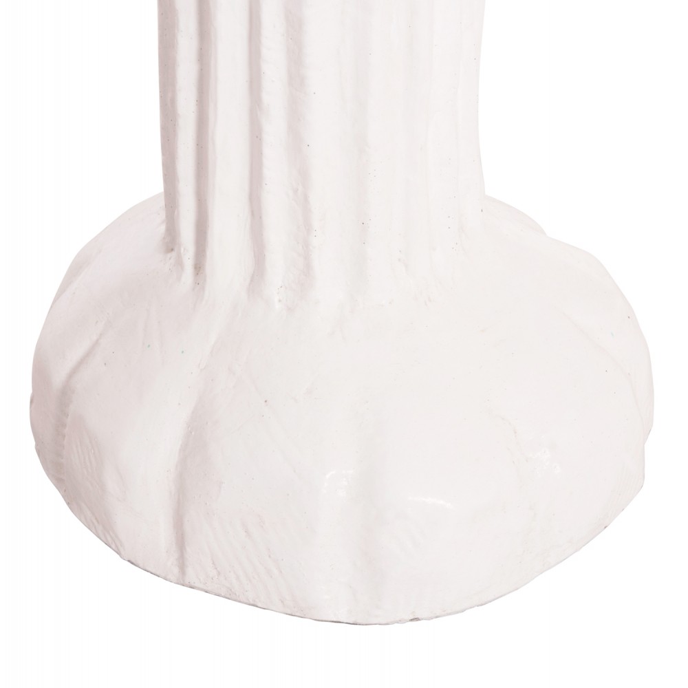 Διακοσμητικός κάκτος δαπέδου "CACTUS" από γύψο σε χρώμα λευκό 54x34x103