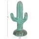 Διακοσμητικός κάκτος δαπέδου "CACTUS" από γύψο σε χρώμα πράσινο 42x30x74