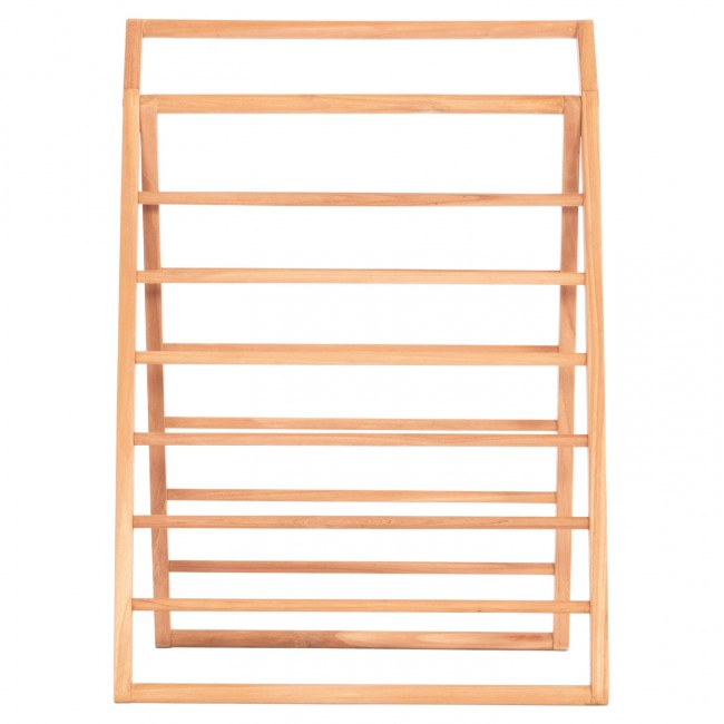 Διακοσμητική κρεμάστρα δαπέδου "METIC" από ξύλο σε χρώμα φυσικό 70x70x102.5